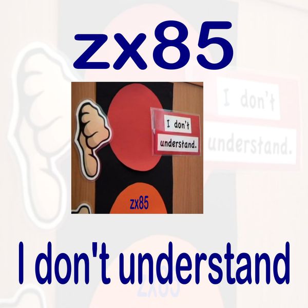 zx85 - I don't understand